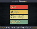 Funny Retro Vintage Eat Sleep Disc Golf Repeat Svg Png Dxf