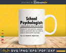 Funny School Psychologist Definition Graduation