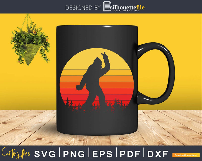 Funny Shaka Aloha Bigfoot Surfer Believe Dude Svg Designs