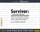 Funny Survivor Definition Graduation