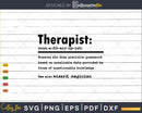 Funny Therapist Definition Graduation Gift