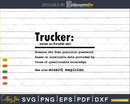 Funny Trucker Definition Graduation Gift
