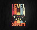 Level 1 Complete Funny Vintage Retro Gaming Celebrate 1st