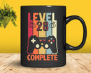 Level 28 Complete Funny Vintage Retro Gaming Celebrate 28th