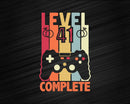 Level 41 Complete Funny Vintage Retro Gaming Celebrate 41st
