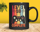 Level 59 Complete Funny Vintage Retro Gaming Celebrate 59th