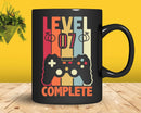 Level 7 Complete Funny Vintage Retro Gaming Celebrate 7th