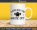 Funny Workout Saying working My Adipose off svg png