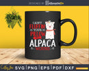 Funny Wound Care Nurse Alpaca Llama Pun Saying Svg Print