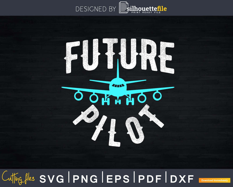 Future Pilot svg png dxf eps vector cut design files