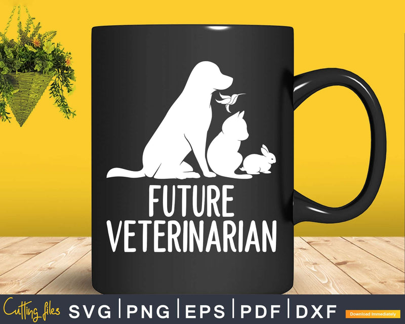 Future Veterinarian Veterinary Assistant Technician Svg