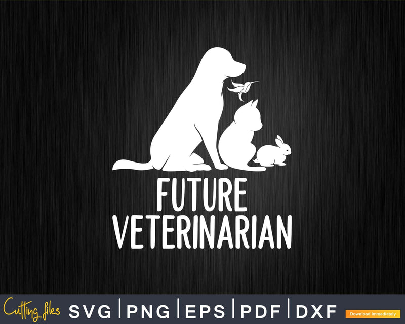 Future Veterinarian Veterinary Assistant Technician Svg