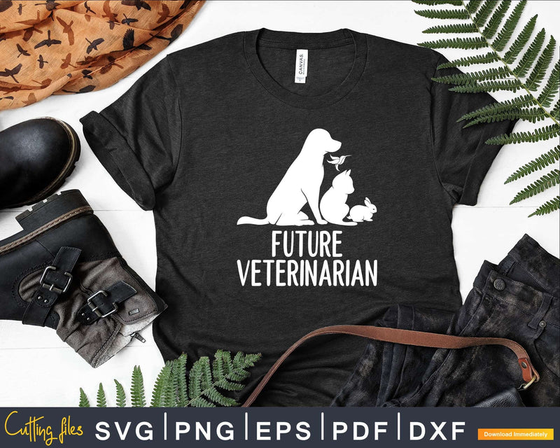 Future Veterinarian Veterinary Assistant Technician Svg