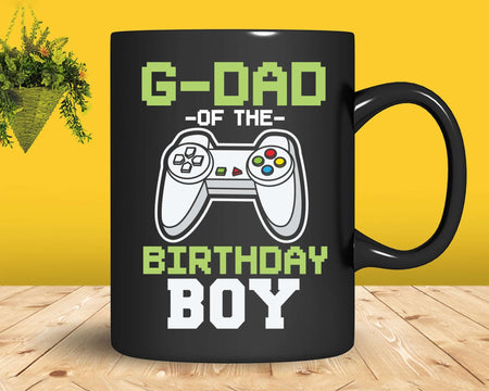 G-dad of the Birthday Boy Matching Video Gamer Svg Cutting