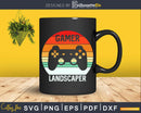 Gamer Landscaper Vintage 60s 70s Gaming Svg Dxf Cut Files