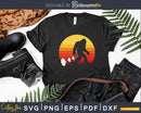Gassquatch! Funny Farting Bigfoot Retro Fart Svg Designs