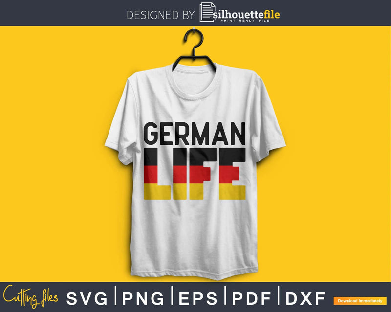 German Life flag svg cricut digital files