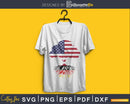 German Roots American Grown Tree Flag USA Germany svg png