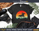 Girl Horse Riding Vintage Cowgirl Texas Ranch svg cut files