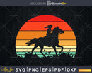 Girl Horse Riding Vintage Cowgirl Texas Ranch svg cut files