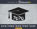 Graduation Cap 2020 Cricut cut digital svg files
