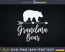 Grandma Bear Mother’s Day Father’s Svg Png Cutting Files