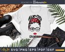 Grandma birthday face winked eye lips svg digital file