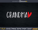 Grandma Grandmother Mother Mom Christmas Svg Png Printable