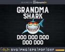 Grandma Shark Official Svg Png Print Ready Design Files