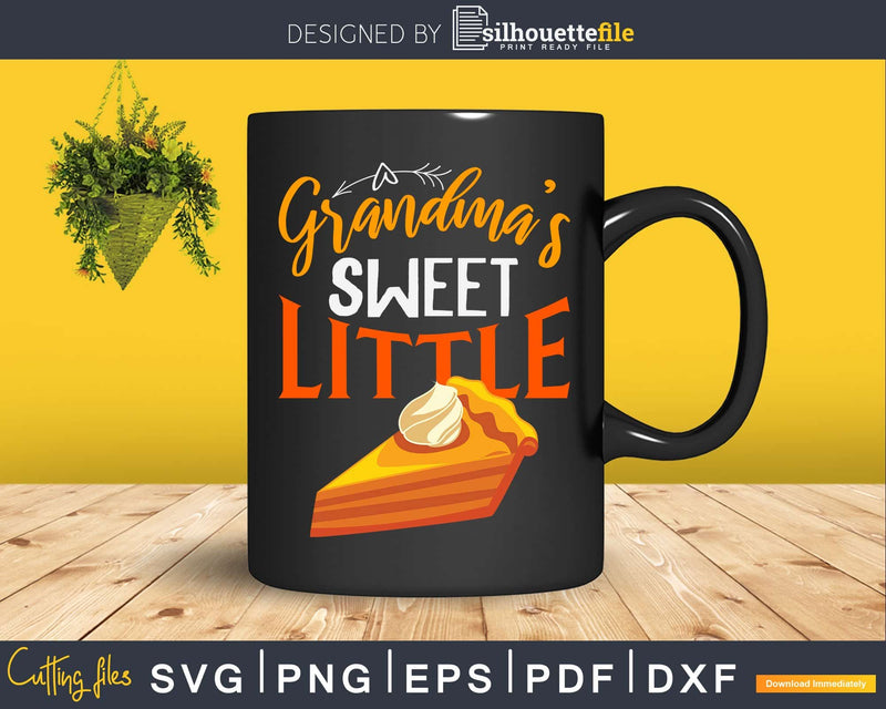 Grandma’s sweet little thanksgiving svg cricut craft