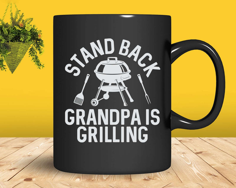 Grandpa Is Grilling Funny Kitchen Chef Svg Png Cricut Files