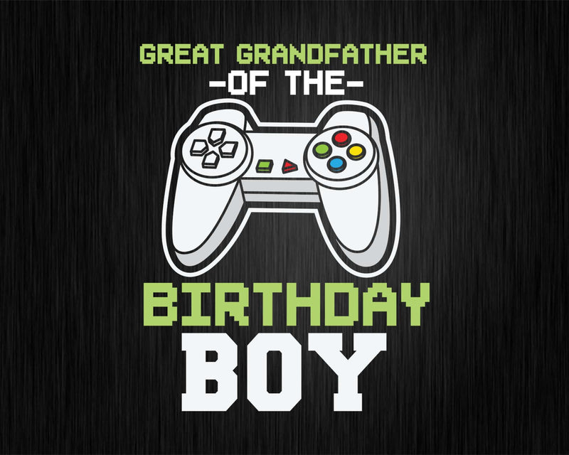 Great grandfather of the Birthday Boy Matching Video Game