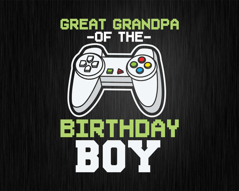 Great grandpa of the Birthday Boy Matching Video Game