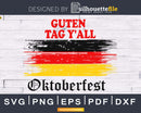 Guten tag y’all oktoberfest svg png cricut digital
