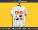 Halloween King of The Patch silhouette svg craft cut files