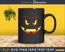 Halloween Scary Pumpkin Face svg craft cut files
