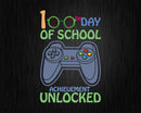 Happy 100th Day of School Achievement Unlocked Gamer Gaming