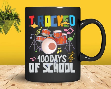 Happy 100th Day of School Music Teacher 100 Days Svg Png
