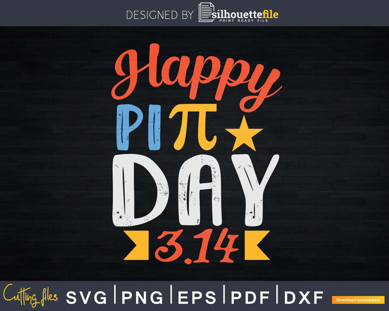 Happy Pi Day Math Symbol Svg Cricut Cutting File