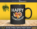 Happy Thanksgiving Turkey Svg digital cut files