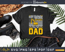 Heavy Equipment Operator Construction Dad Excavator Svg Dxf