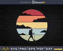Hiking Retro Style Svg Cricut Cut Files