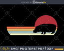Hippopotamus Retro vintage Style cricut cut svg png