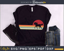 Horse Retro vintage Style cricut cut svg png dxf cutting