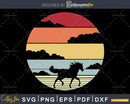 Horse Retro vintage Style cricut cut svg png printable