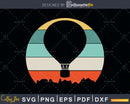 Hot Air Balloon Pilot Vintage Retro Gift svg design