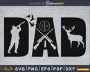 Hunting Dad svg cricut print-ready files