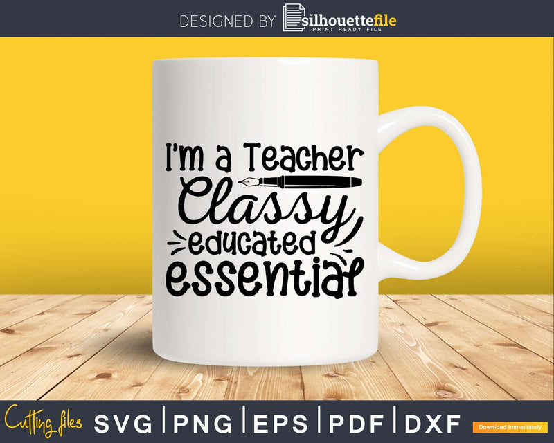 I Am a Teacher SVG Digital Cut File for Cricut or silhouette
