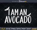 I Am An Avocado Halloween Costume svg cricut cut files