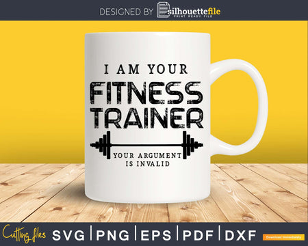I am your fitness trainer argument is invalid svg files